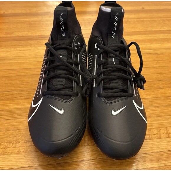 Mens Size 10.5 Nike Vapor Edge Pro 360 2 Black White Football Cleats FN7759-001